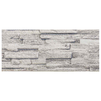vidaXL Wall Panels 10 pcs 100 x 25 cm Light Grey EPS Foam