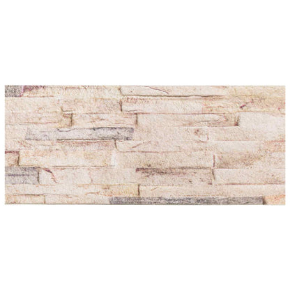 vidaXL Wall Panels 10 pcs White and Red 100 x 25 cm EPS Foam