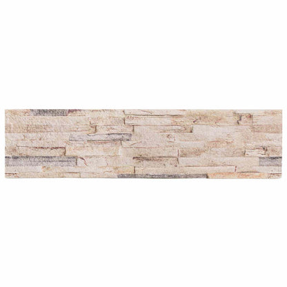 vidaXL Wall Panels 10 pcs White and Red 100 x 25 cm EPS Foam