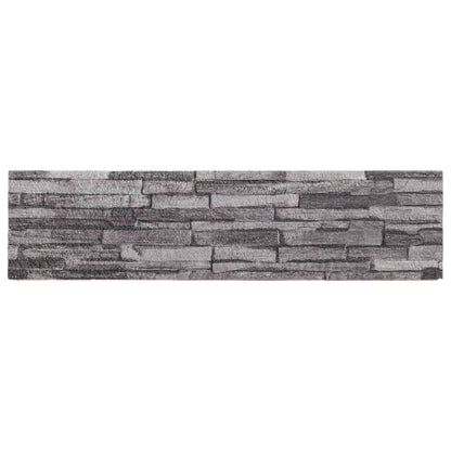 vidaXL Wall Panels 10 pcs Anthracite 100 x 25 cm EPS Foam