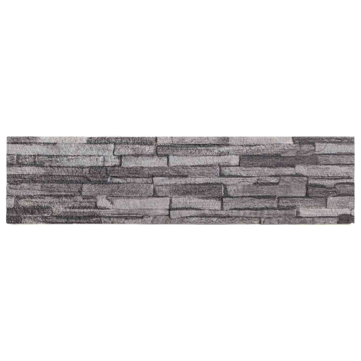 vidaXL Wall Panels 10 pcs 100 x 25 cm Anthracite EPS Foam