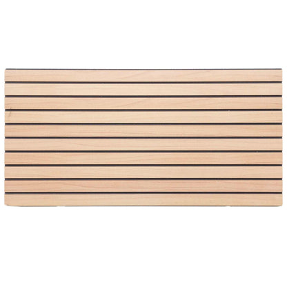 vidaXL Wall Panels 5 pcs 100 x 50 cm Brown EPS Foam