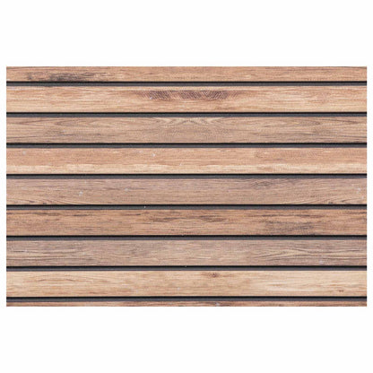 vidaXL Wall Panels 5 pcs Light Brown 100 x 50 cm EPS Foam