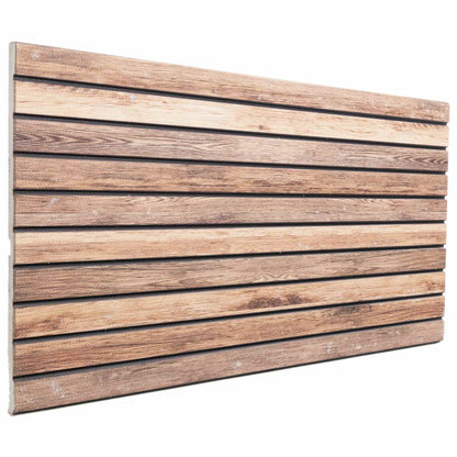 vidaXL Wall Panels 5 pcs Light Brown 100 x 50 cm EPS Foam