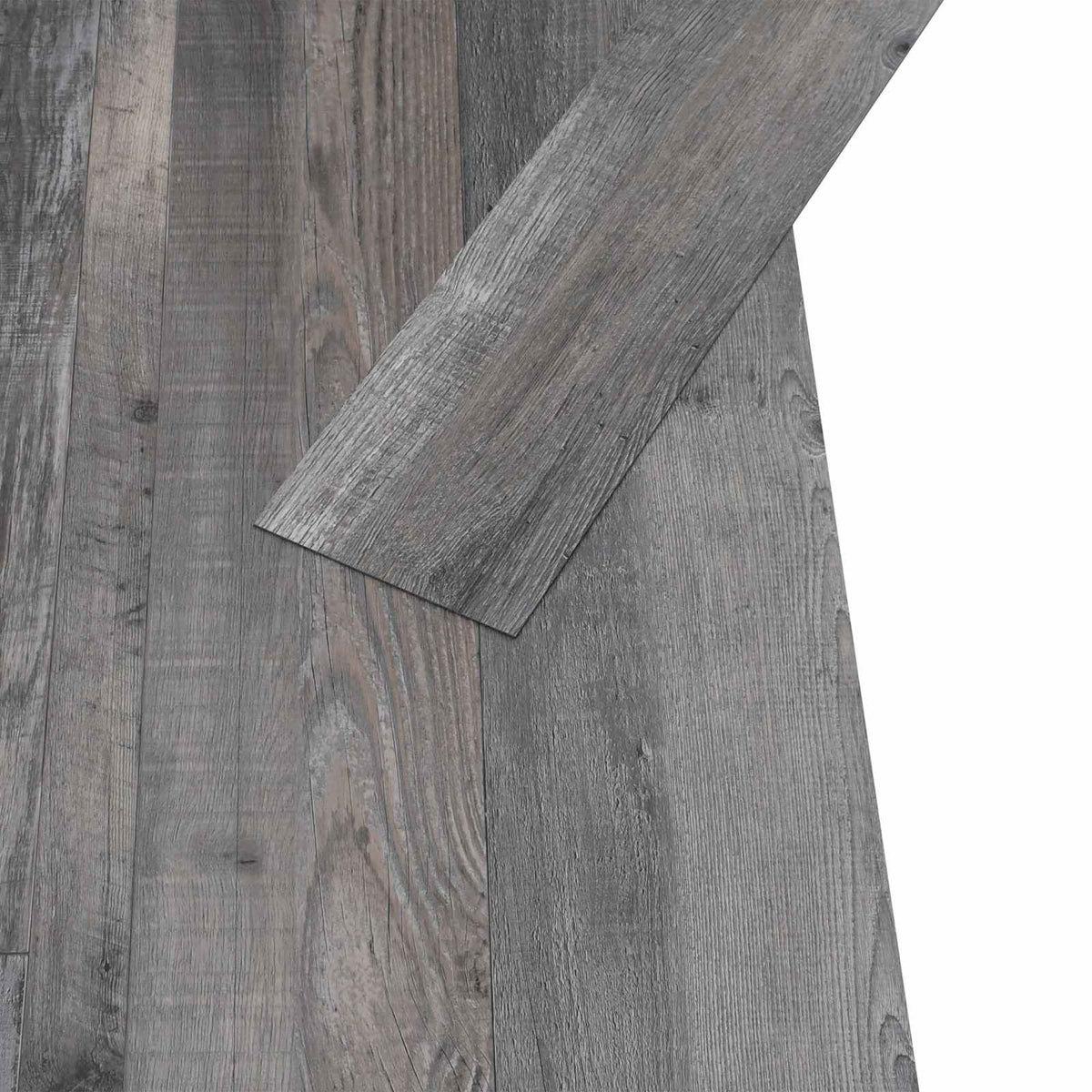 vidaXL Flooring Planks Industrial wood 5.26 m² 18 pcs PVC
