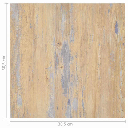 vidaXL Flooring Planks Brown and Grey 5.11 m² 55 pcs PVC
