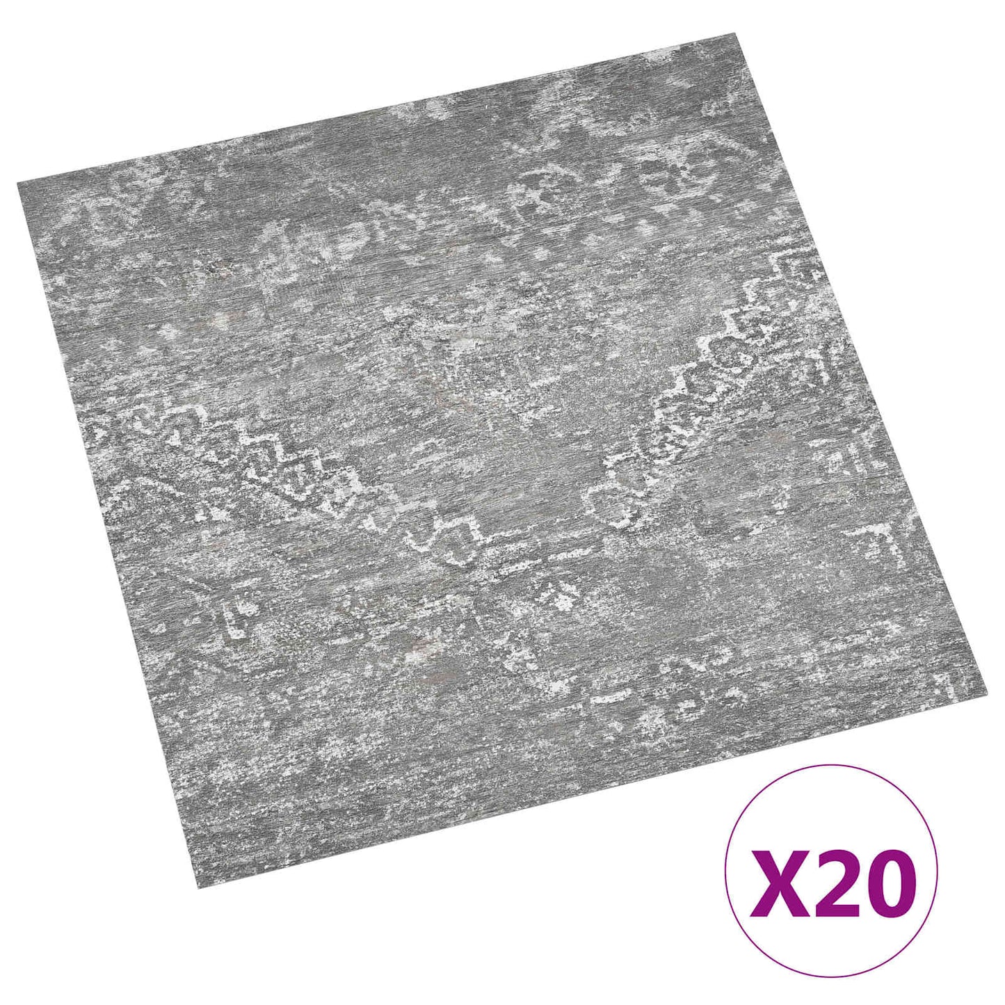 vidaXL Self-adhesive Flooring Planks 30.5 x 30.5 cm 20 pcs PVC
