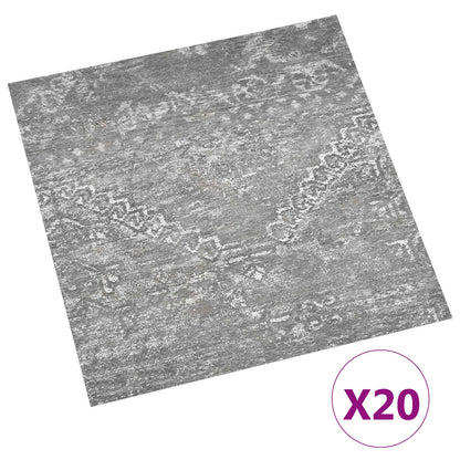 vidaXL Self-adhesive Flooring Planks 30.5 x 30.5 cm 20 pcs PVC