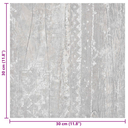 vidaXL Self-adhesive Flooring Planks 30.5 x 30.5 cm 20 pcs PVC Grey