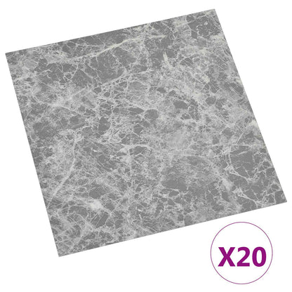 vidaXL Self-adhesive Flooring Planks 30.5 x 30.5 cm 20 pcs PVC