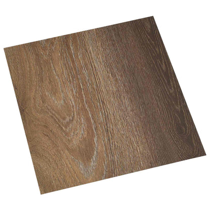 vidaXL Self-adhesive Flooring Planks 30.5 x 30.5 cm 20 pcs PVC Brown