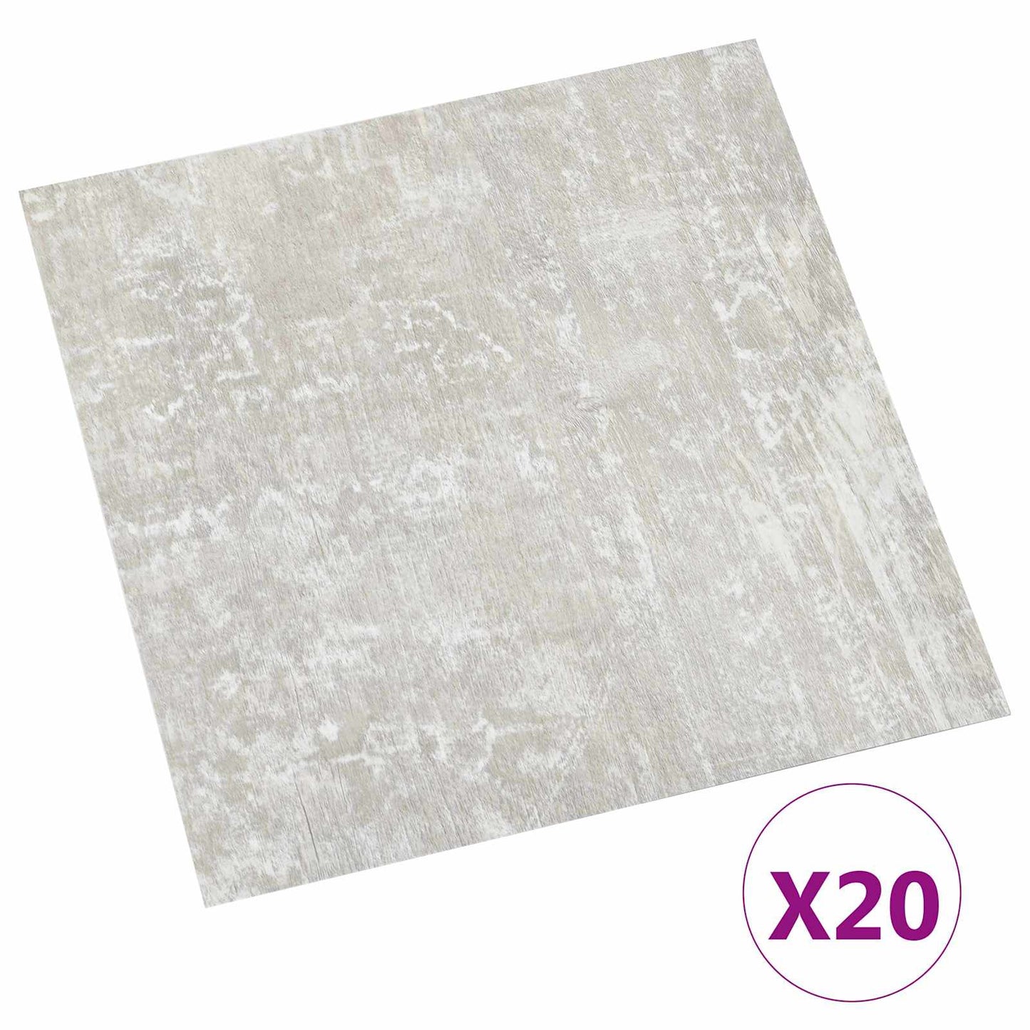 vidaXL Self-adhesive Flooring Planks 30.5 x 30.5 cm 20 pcs PVC