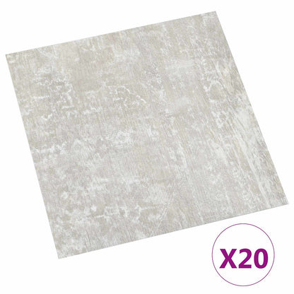 vidaXL Self-adhesive Flooring Planks 30.5 x 30.5 cm 20 pcs PVC