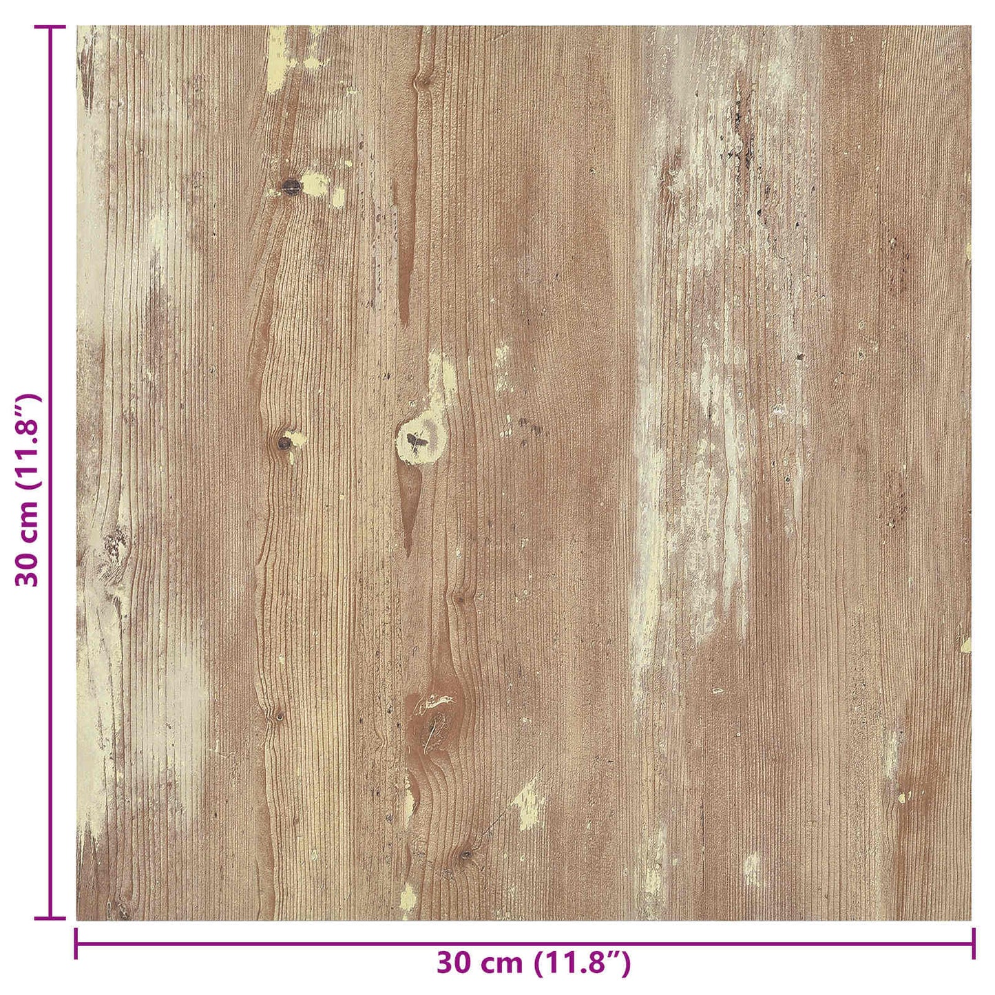 vidaXL Self-adhesive Flooring Planks 30.5 x 30.5 cm 20 pcs PVC