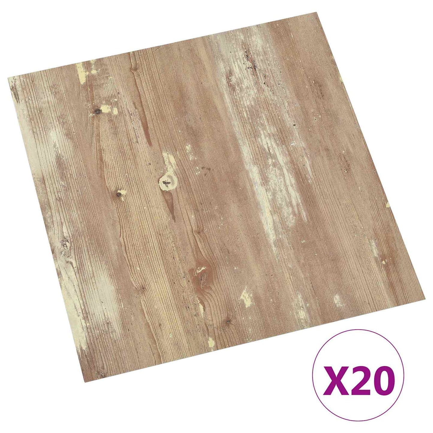 vidaXL Self-adhesive Flooring Planks 30.5 x 30.5 cm 20 pcs PVC