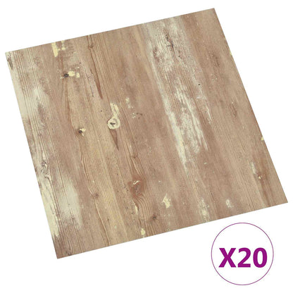 vidaXL Self-adhesive Flooring Planks 30.5 x 30.5 cm 20 pcs PVC