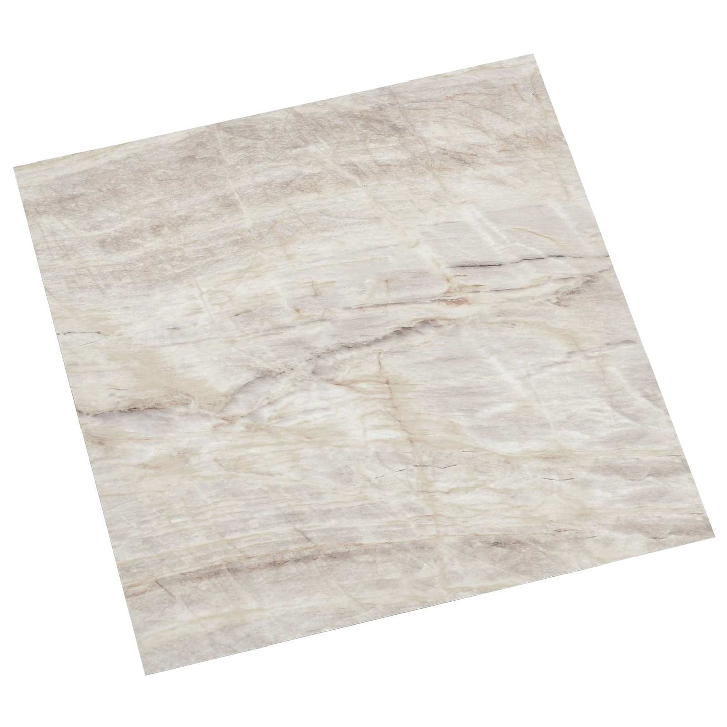 vidaXL Self-adhesive Flooring Planks 30.5 x 30.5 cm 20 pcs PVC Beige