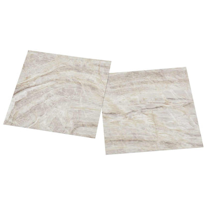 vidaXL Self-adhesive Flooring Planks 30.5 x 30.5 cm 20 pcs PVC Beige