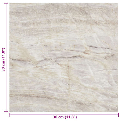 vidaXL Self-adhesive Flooring Planks 30.5 x 30.5 cm 20 pcs PVC Beige