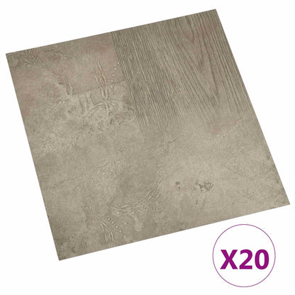 vidaXL Self-adhesive Flooring Planks 30.5 x 30.5 cm 20 pcs PVC