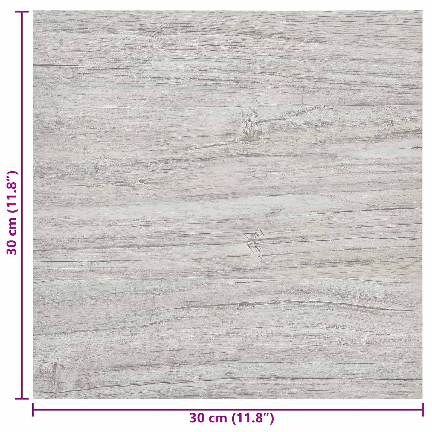 vidaXL Self-adhesive Flooring Planks 30.5 x 30.5 cm 20 pcs PVC