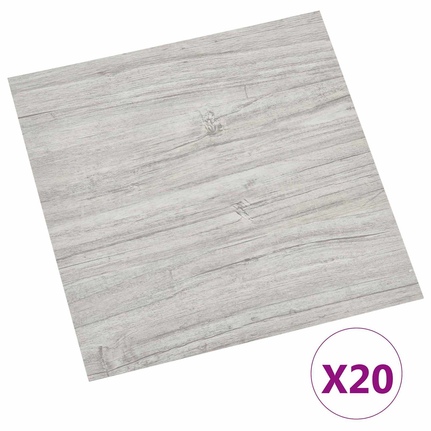 vidaXL Self-adhesive Flooring Planks 30.5 x 30.5 cm 20 pcs PVC