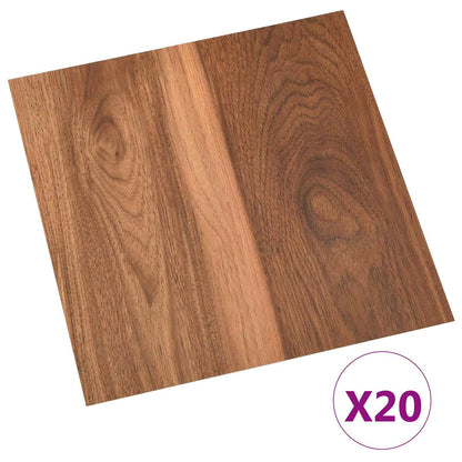 vidaXL Self-adhesive Flooring Planks 30.5 x 30.5 cm 20 pcs PVC