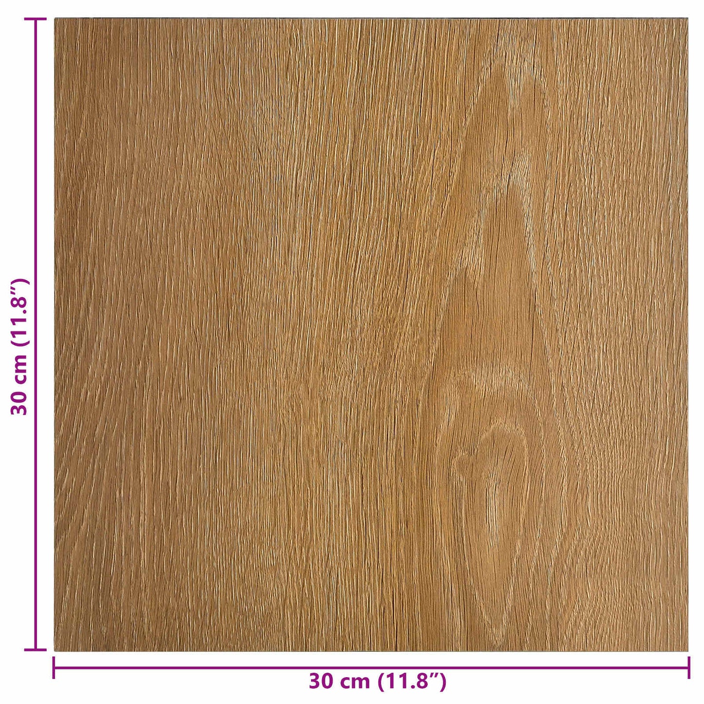 vidaXL Self-adhesive Flooring Planks 30.5 x 30.5 cm 20 pcs PVC Wood