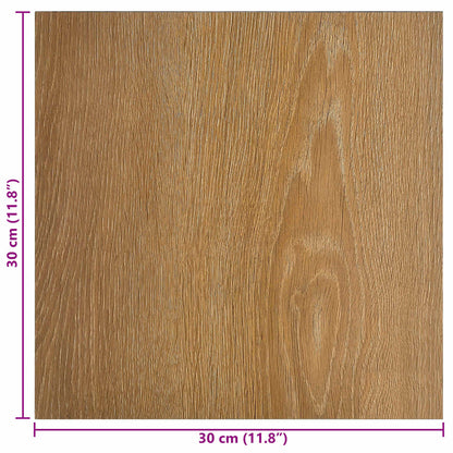 vidaXL Self-adhesive Flooring Planks 30.5 x 30.5 cm 20 pcs PVC Wood