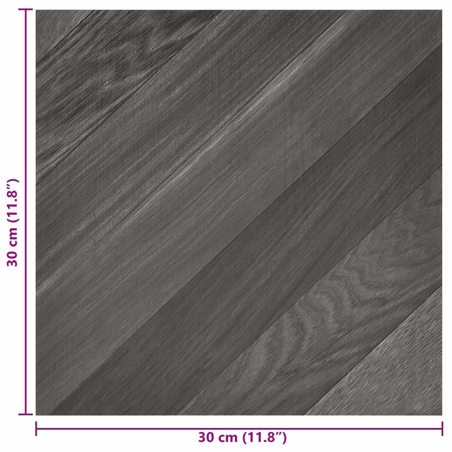 vidaXL Self-adhesive Flooring Planks 30.5 x 30.5 cm 20 pcs PVC