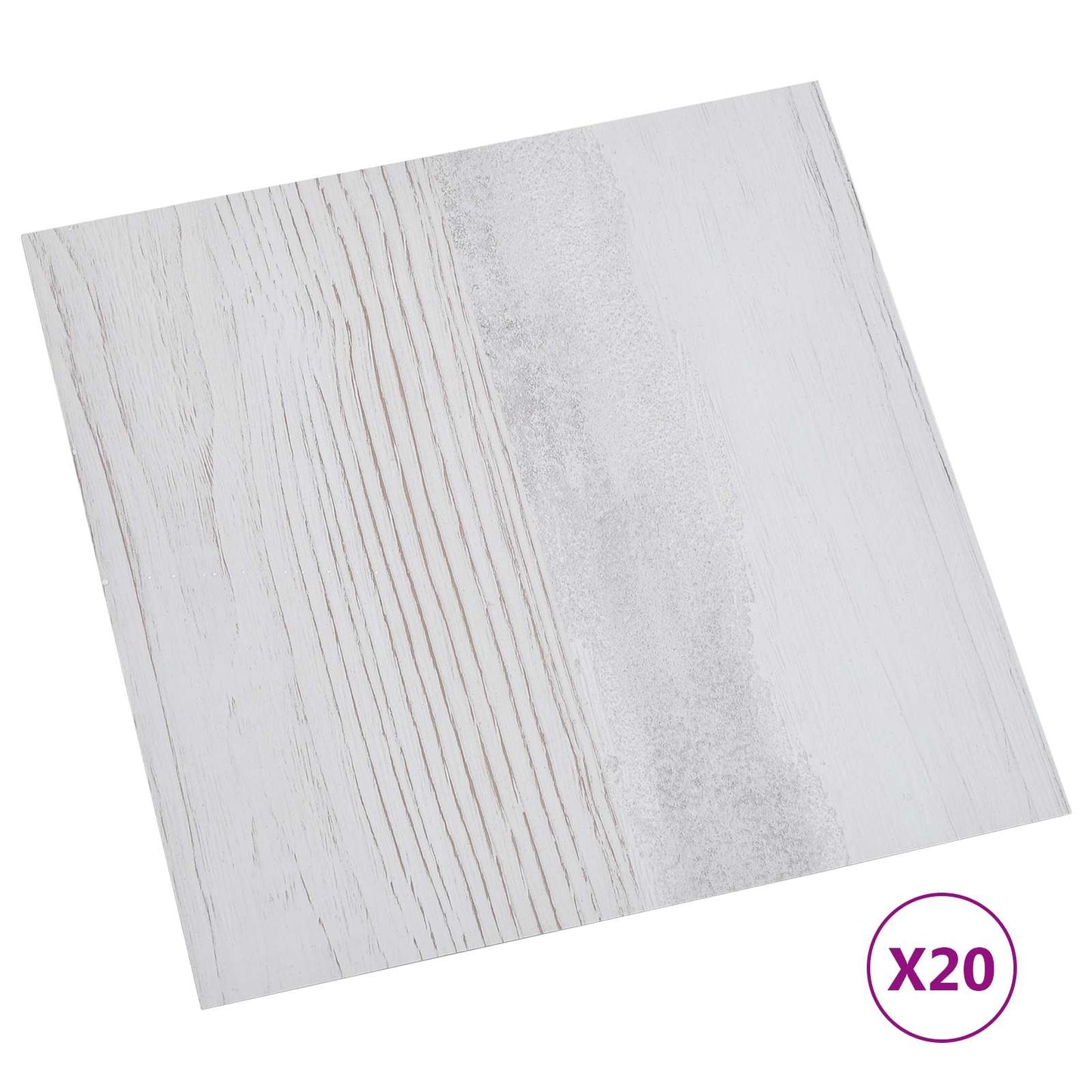 vidaXL Self-adhesive Flooring Planks 30.5 x 30.5 cm 20 pcs PVC