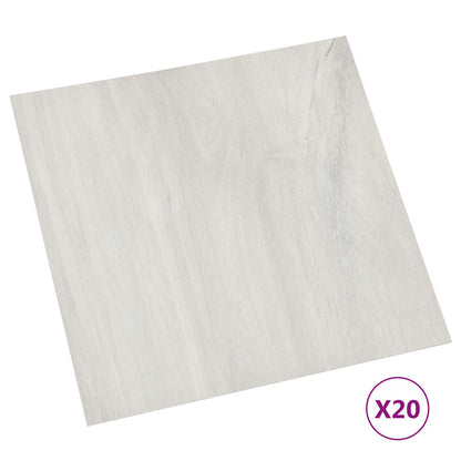 vidaXL Self-adhesive Flooring Planks 30.5 x 30.5 cm 20 pcs PVC