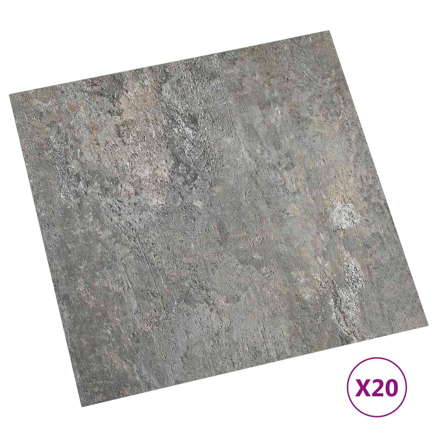 vidaXL Self-adhesive Flooring Planks 30.5 x 30.5 cm 20 pcs PVC Stones