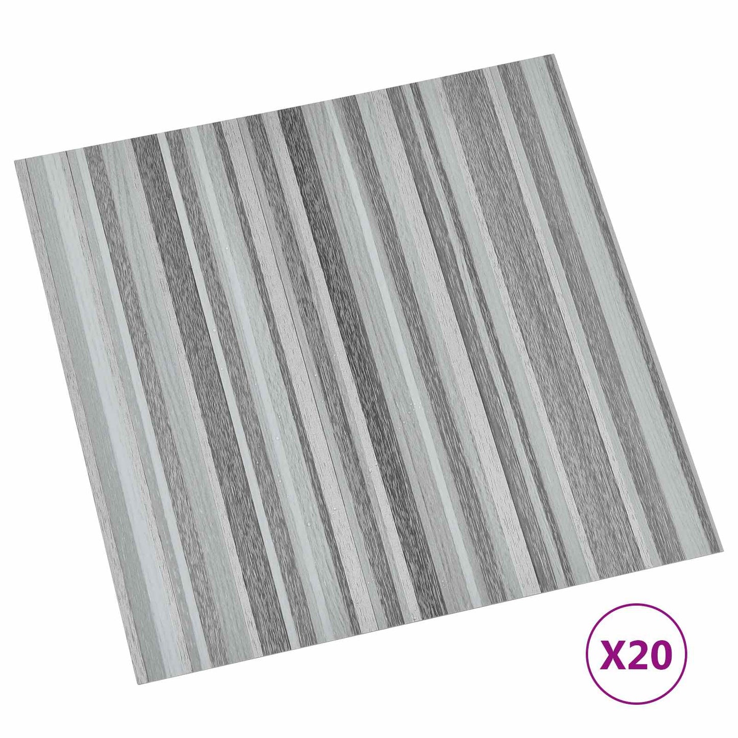 vidaXL Self-adhesive Flooring Planks 30.5 x 30.5 cm 20 pcs PVC
