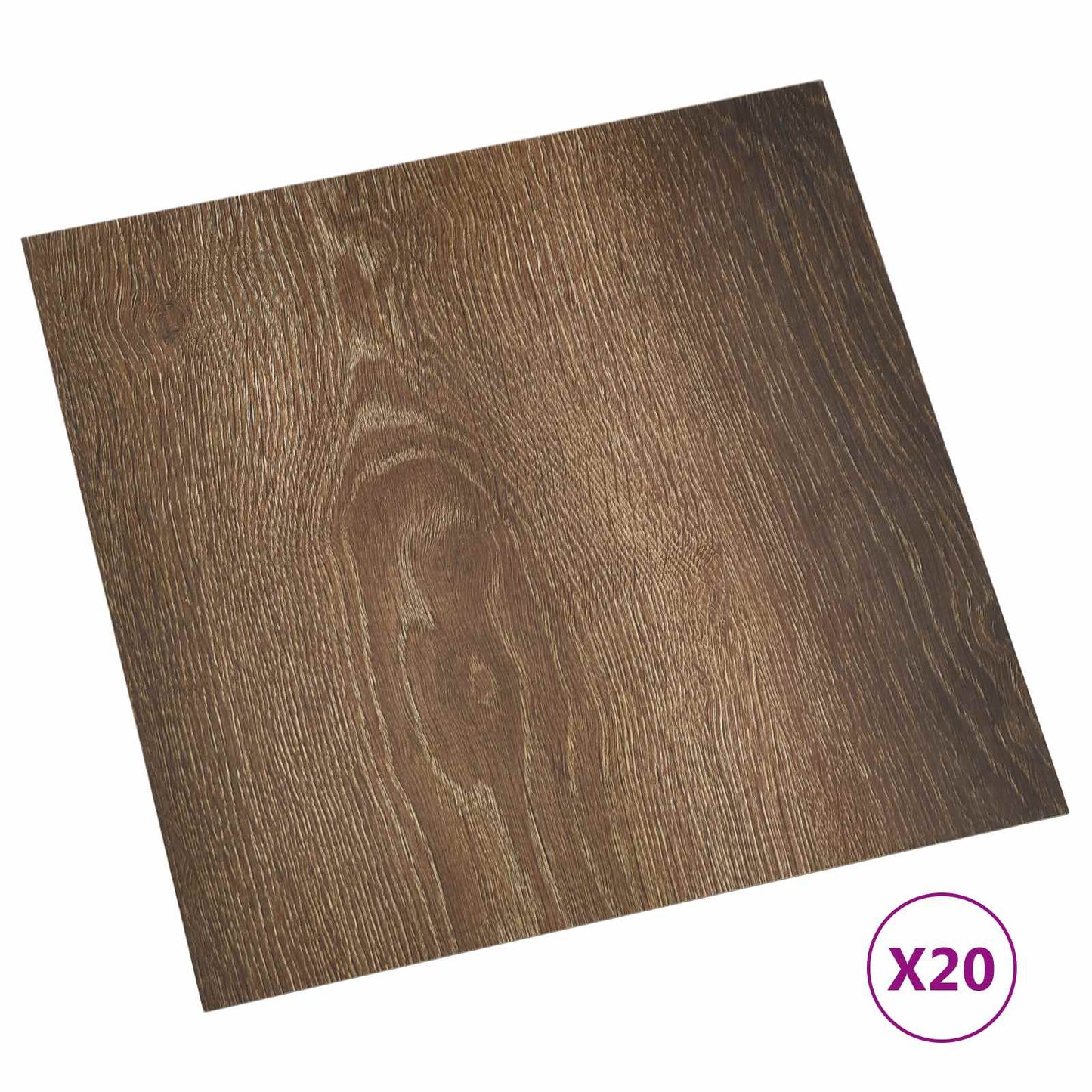 vidaXL Self-adhesive Flooring Planks 30.5 x 30.5 cm 20 pcs PVC