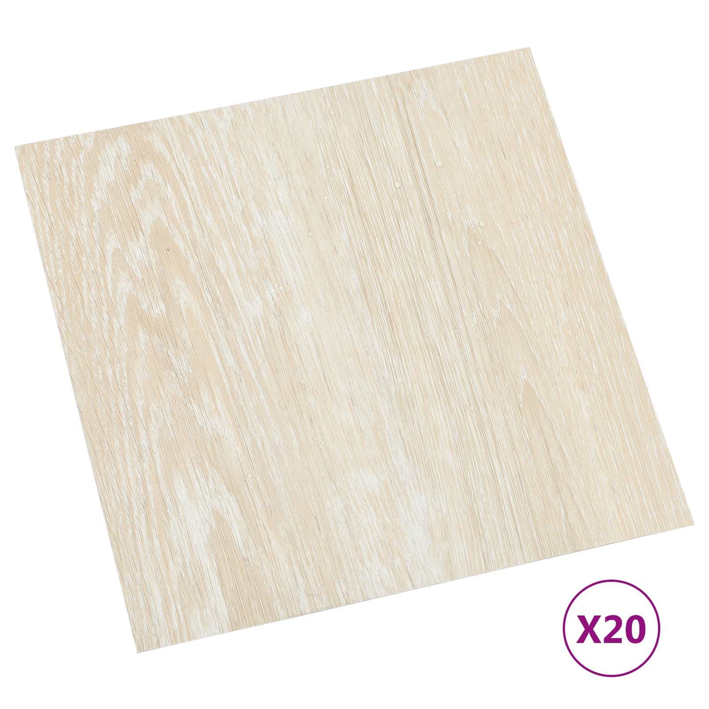 vidaXL Self-adhesive Flooring Planks 30.5 x 30.5 cm 20 pcs PVC