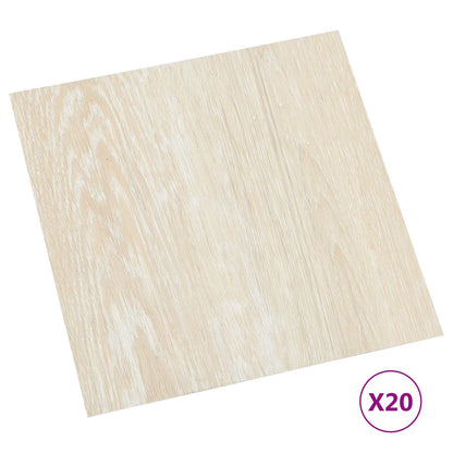 vidaXL Self-adhesive Flooring Planks 30.5 x 30.5 cm 20 pcs PVC