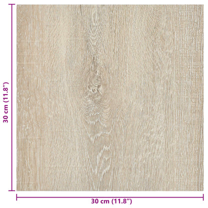vidaXL Self-adhesive Flooring Planks 30.5 x 30.5 cm 20 pcs PVC