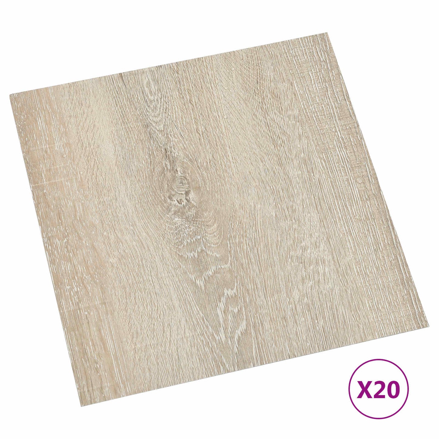 vidaXL Self-adhesive Flooring Planks 30.5 x 30.5 cm 20 pcs PVC