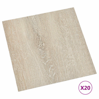 vidaXL Self-adhesive Flooring Planks 30.5 x 30.5 cm 20 pcs PVC
