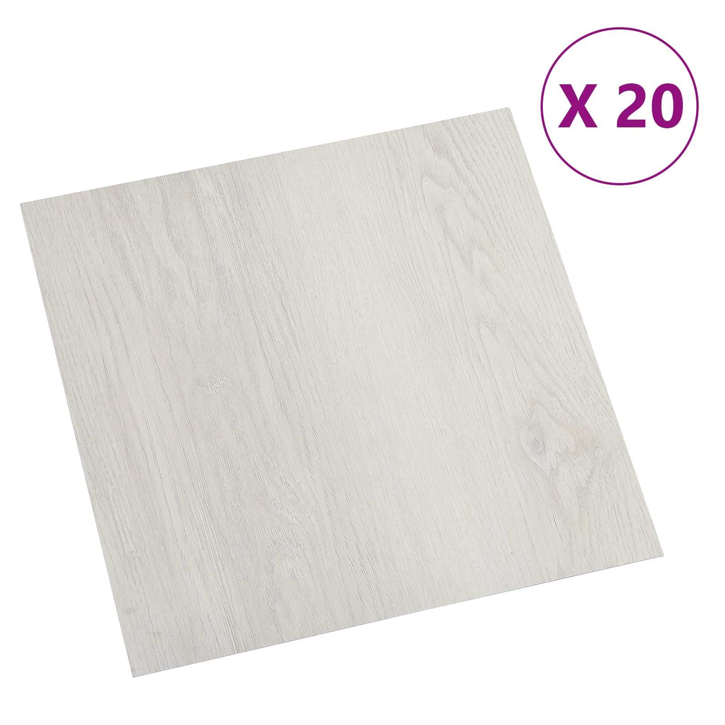 vidaXL Self-adhesive Flooring Planks 30.5 x 30.5 cm 20 pcs PVC