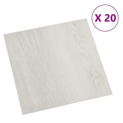 vidaXL Self-adhesive Flooring Planks 30.5 x 30.5 cm 20 pcs PVC