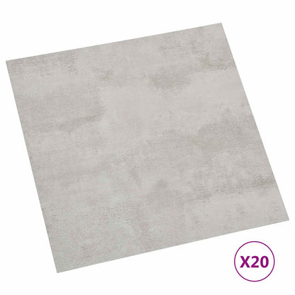vidaXL Self-adhesive Flooring Planks 30.5 x 30.5 cm 20 pcs PVC