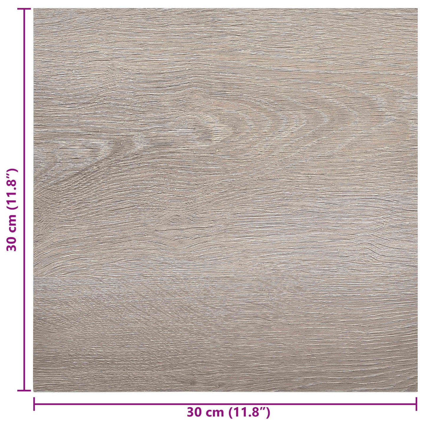 vidaXL Self-adhesive Flooring Planks 30.5 x 30.5 cm 20 pcs PVC Taupe