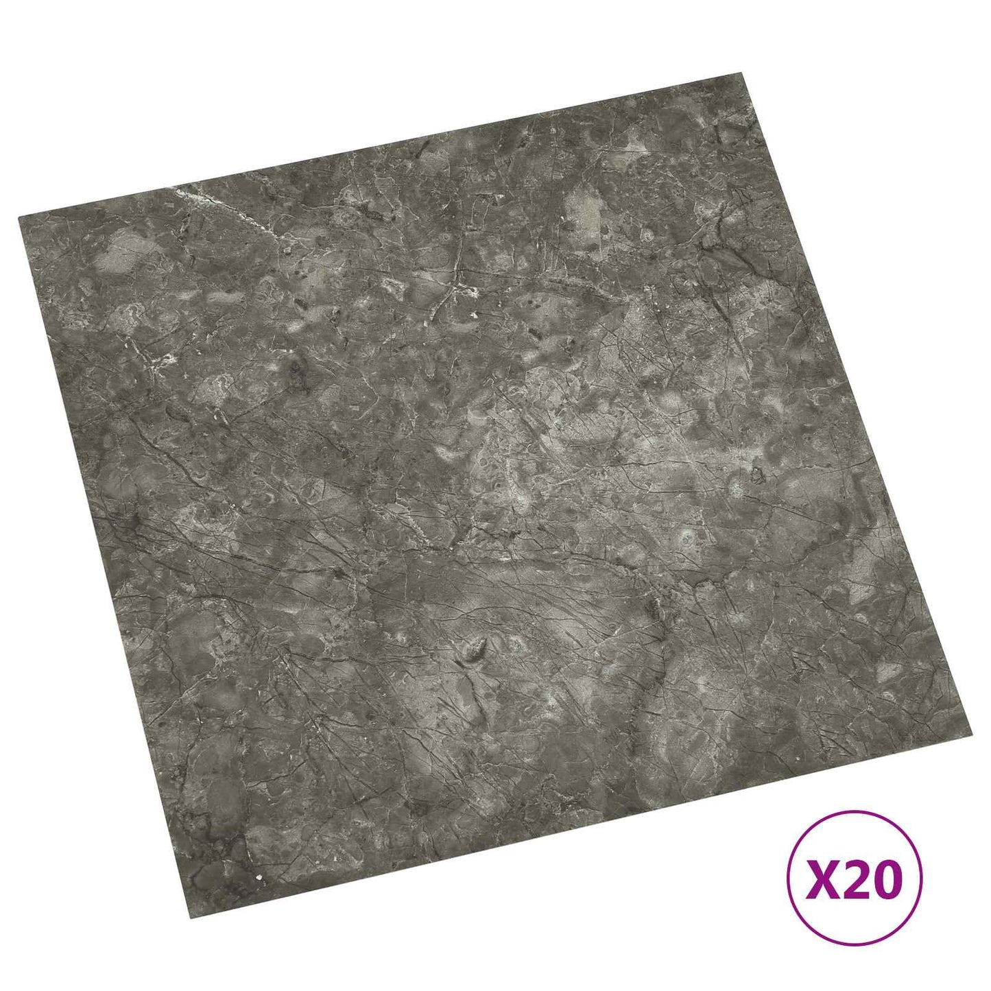 vidaXL Self-adhesive Flooring Planks 30.5 x 30.5 cm 20 pcs PVC