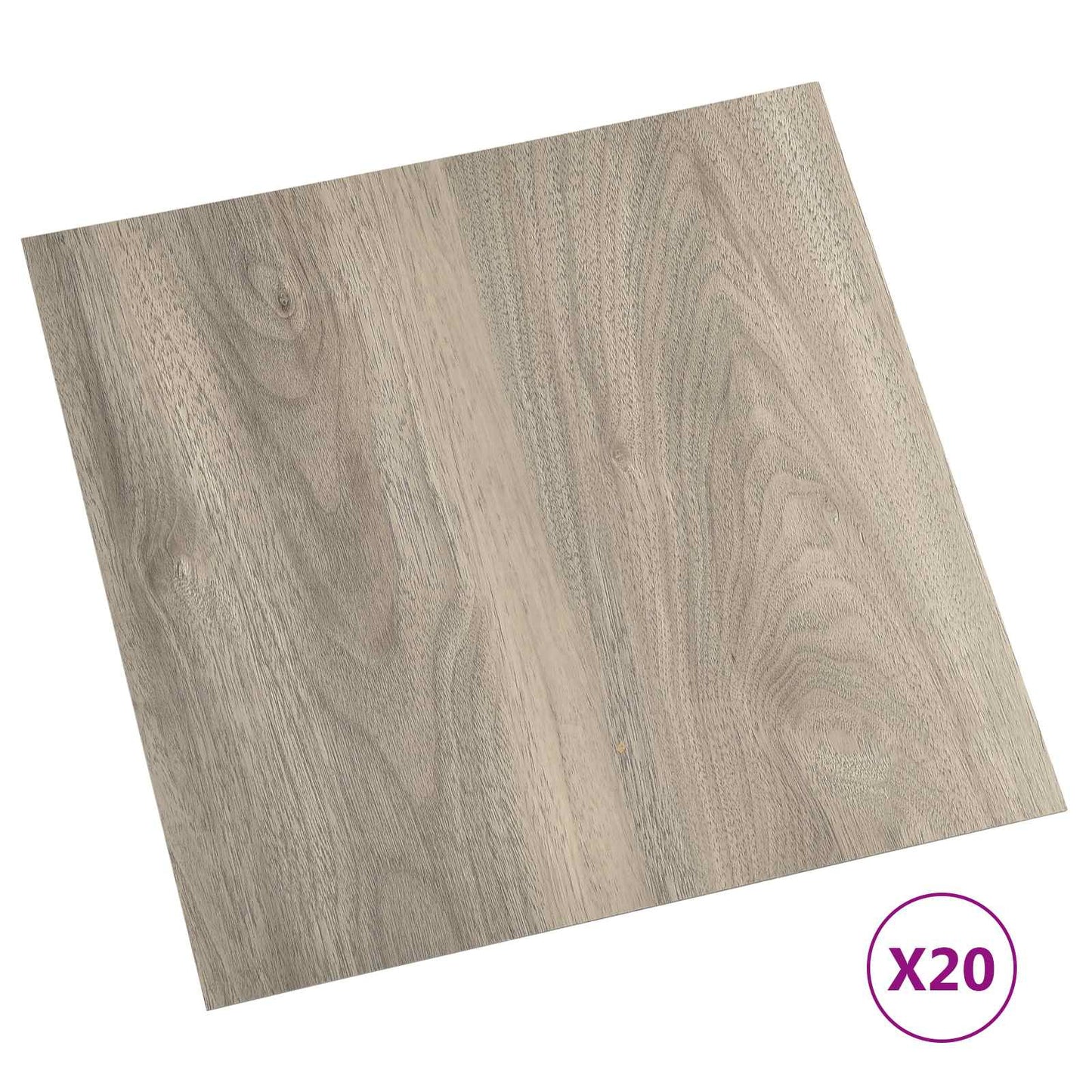vidaXL Self-adhesive Flooring Planks 30.5 x 30.5 cm 20 pcs PVC