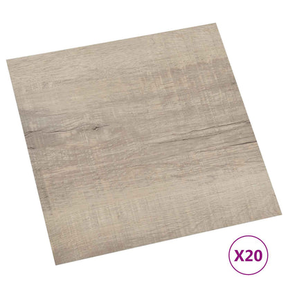 vidaXL Self-adhesive Flooring Planks 30.5 x 30.5 cm 20 pcs PVC