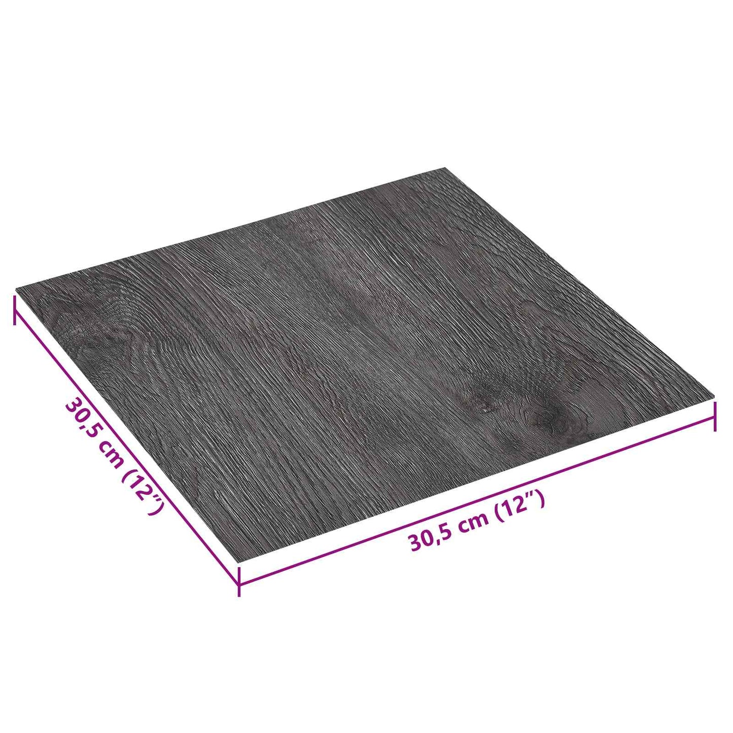 vidaXL Self-adhesive Flooring Planks 30.5 x 30.5 cm 20 pcs PVC
