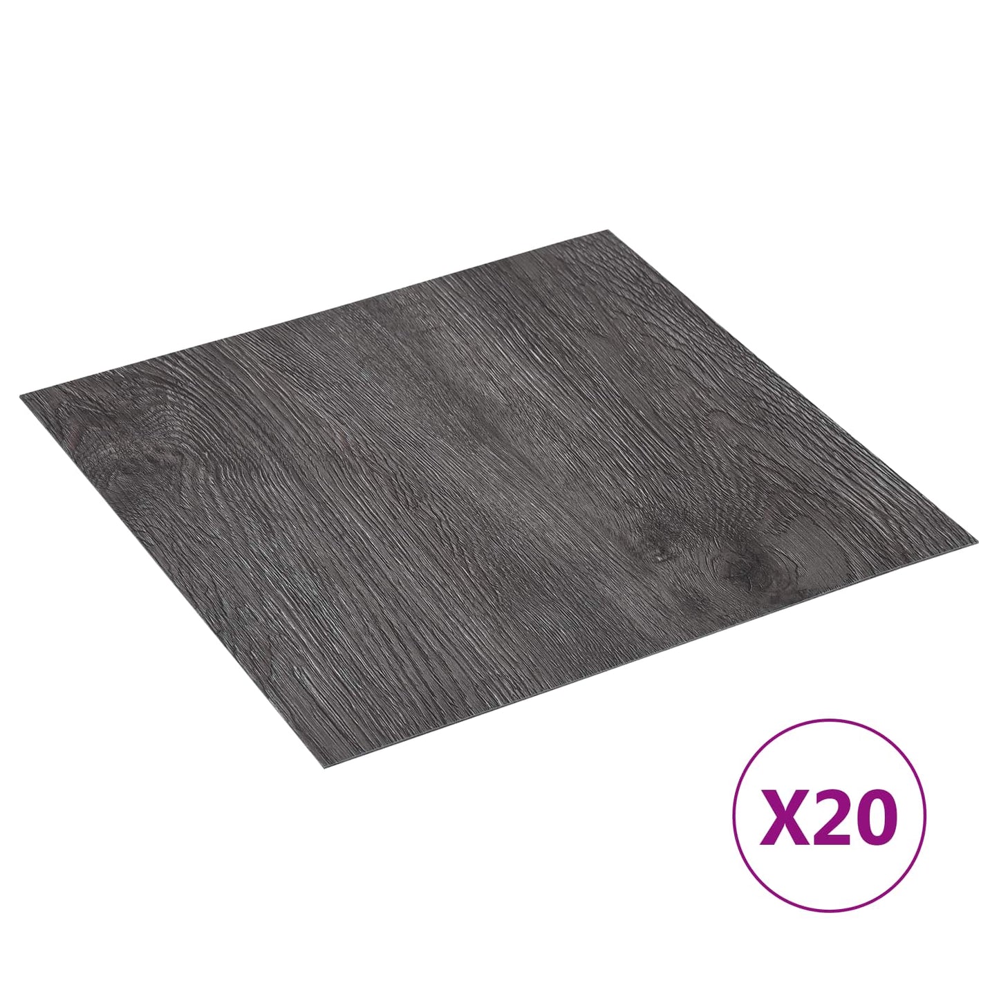 vidaXL Self-adhesive Flooring Planks 30.5 x 30.5 cm 20 pcs PVC