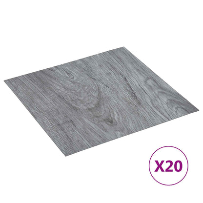 vidaXL Self-adhesive Flooring Planks 30.5 x 30.5 cm 20 pcs PVC